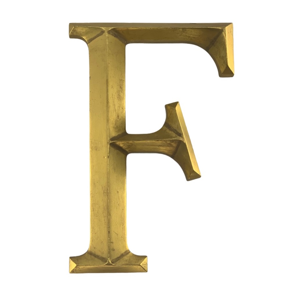 Gold Decorative Letter Wall Decor